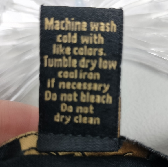 NWT Japna V Neck Faux Wrap Pinstripe Floral Top w/ Smocked Waist Sz. S - Picture 9 of 9